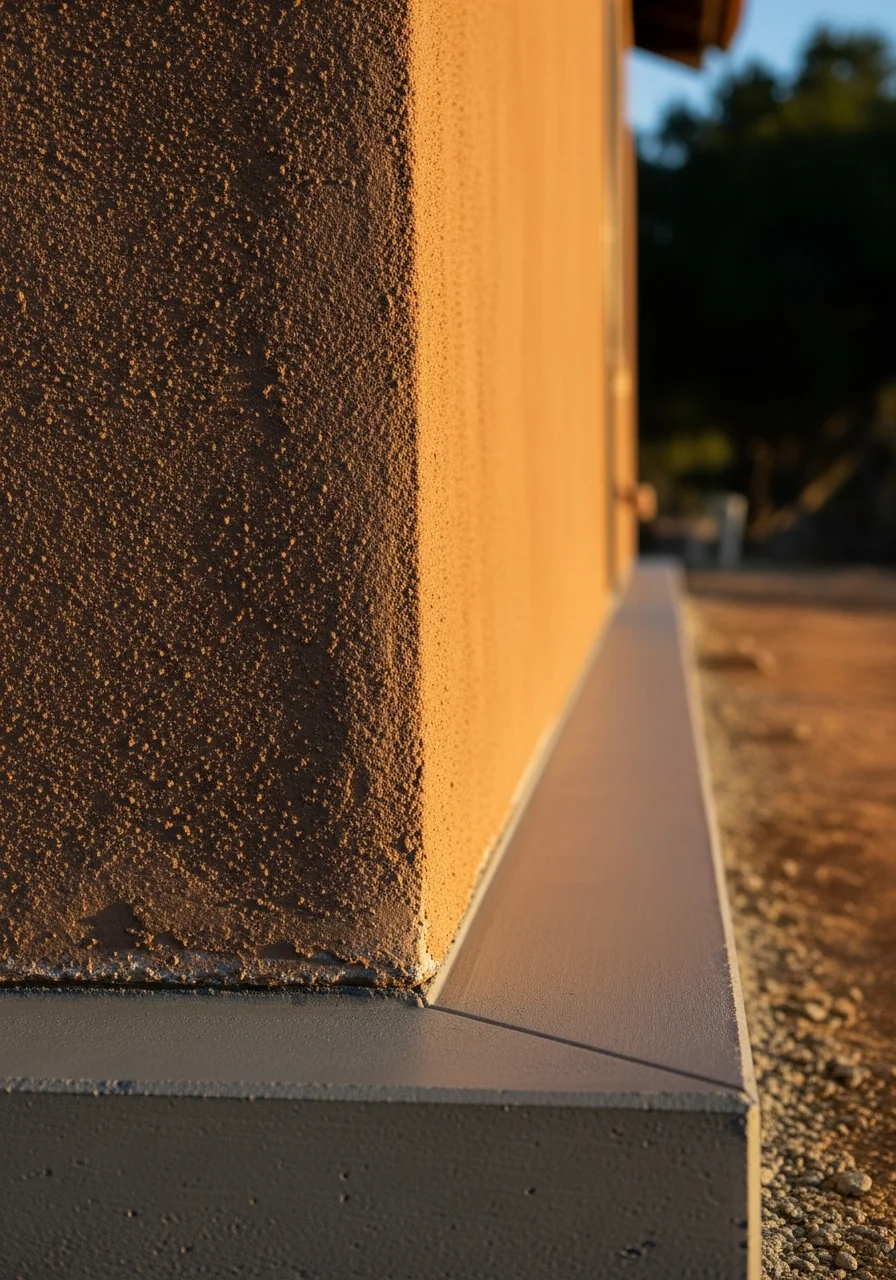 Close-up of quality workmanship on a home exterior in Ojai, showing attention to local architectural detail.
