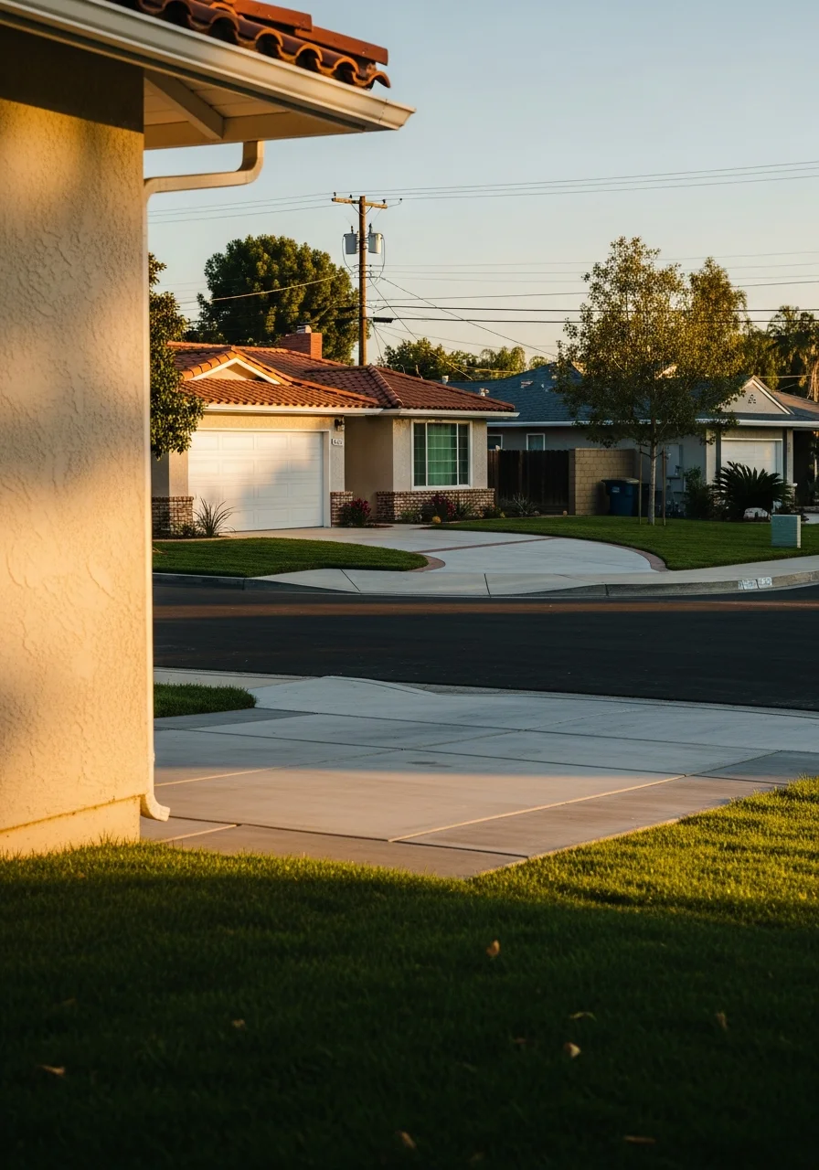 Simi Valley neighborhood street showing residential character and community feel.